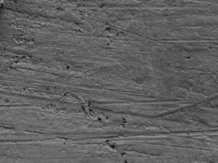 Plasma Surface Etching - A microscopic image of a surface prior to plasma treatment